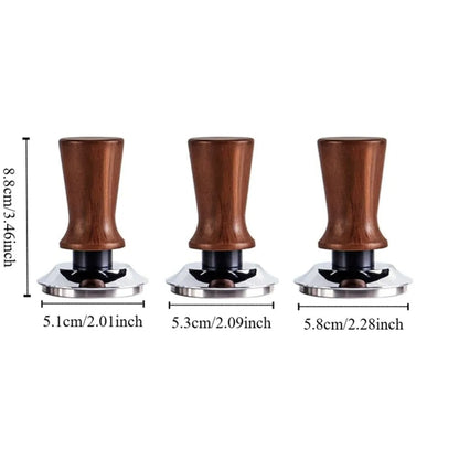 Self-Leveling Coffee Tamper - Spring-Loaded Espresso Press