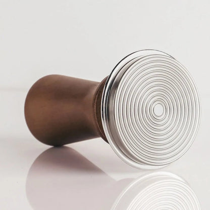 Self-Leveling Coffee Tamper - Spring-Loaded Espresso Press